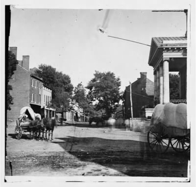 1732 - Warrenton, Va. Street in front of courthouse