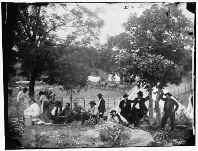 Thumbnail for 1752 - Gettysburg, Pennsylvania. Camp of Captain [John J.] Hoff. (Rear view)