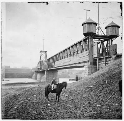 Thumbnail for 1773 - Nashville, Tenn. Fortified railroad bridge across Cumberland River