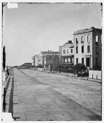 1813 - Charleston, S.C. Houses on the Battery; the nearest is burned out