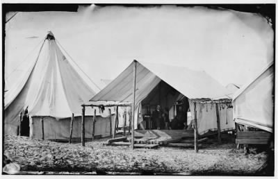 1958 - Morris Island, South Carolina. Unidentified camp scene