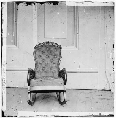 1981 - Washington, District of Columbia. Chair occupied by Lincoln when assassinated
