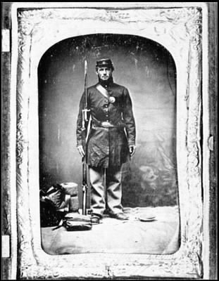1992 - Portrait of Pvt. William W. Heath, Company H, 4th Vermont Infantry, U.S.A.