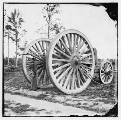 Thumbnail for 2044 - Drewry's Bluff, Virginia (vicinity). Sling cart used in removing the captured artillery