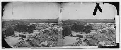 2070 - Yorktown, Virginia. Confederate battery JEFF DAVIS
