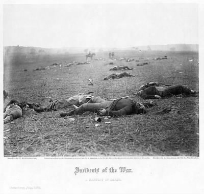 Thumbnail for 208 - Incidents of the war. A harvest of death, Gettysburg, July, 1863