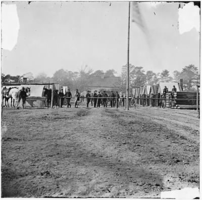 2132 - Bermuda Hundred, Virginia. Gen. Butler's staff officers quarters