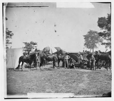 217 - Antietam, Maryland. Forge scene at General McClellan's headquarters