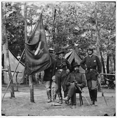 2193 - Petersburg, Va. Gen. Orlando B. Willcox and staff, 3d Division, 9th Corps