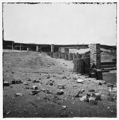 2255 - Charleston Harbor, South Carolina. Interior view of Fort Sumter