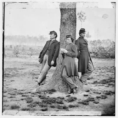 Thumbnail for 2286 - Fort Brady, Va. Three officers of the 1st Connecticut Heavy Artillery