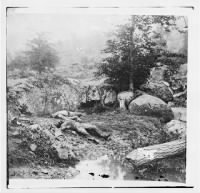 241 - Gettysburg, Pa. Dead Confederate soldiers in the 'slaughter pen' at the foot of Little Round Top - Page 1