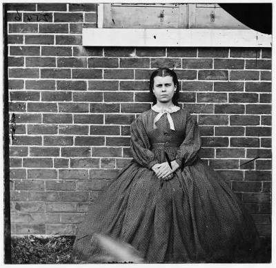 Thumbnail for 2428 - Aiken's Landing, Virginia (vicinity). Young girl at Aiken house