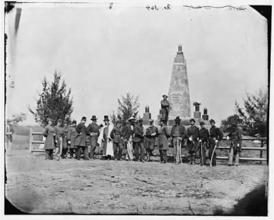 2445 - Bull Run, Virginia. Dedication of the battle monument