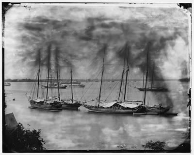 2455 - Hampton Roads, Virginia. Ammunition schooners