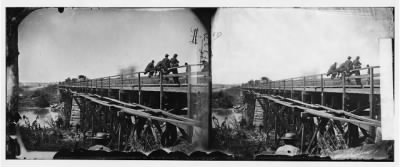 2547 - Rappahannock River, Virginia. Bridge across the Rappahannock