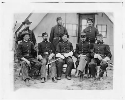 2549 - Washington, District of Columbia (vicinity). Maj. H.W. Sawyer and staff