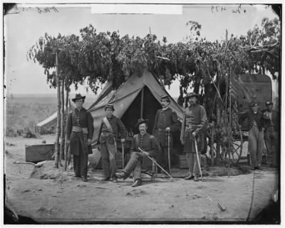 Thumbnail for 2601 - Arlington, Va. Officers of Company F, 2d New York Artillery at Fort C. F. Smith