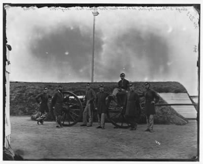 2728 - Washington, District of Columbia. Sergeants of 3d Regiment Massachusetts Heavy Artillery at Fort Totten
