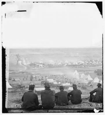 2765 - Cumberland Landing, Va. Federal encampment on Pamunkey River, Va.; another view