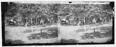 2770 - Bealton, Virginia. View of camp of 93d New York Volunteers
