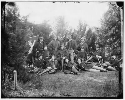 2861 - Culpeper, Va. Gen Robert O. Tyler and staff of the Artillery Reserve; another view