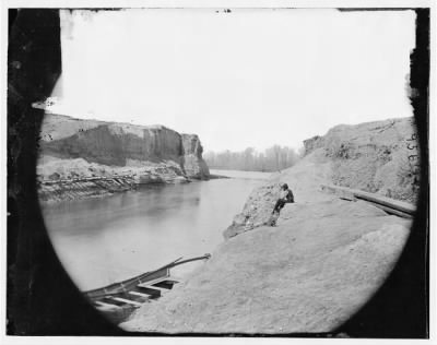 3271 - Dutch Gap Canal, Virginia. view of completed canal