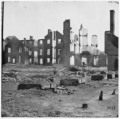 3274 - Richmond, Virginia. Ruined buildings in the burnt district