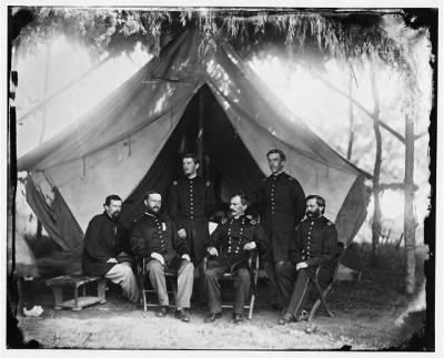 3285 - Washington, District of Columbia. Gen. William Hays and staff