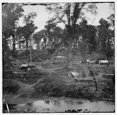 3314 - Chattanooga, Tennessee (vicinity). Blockhouse on the Nashville & Chattanooga Railroad