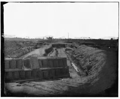 3328 - Petersburg, Virginia. View on the Petersburg lines from the right of Fort Sedgwick