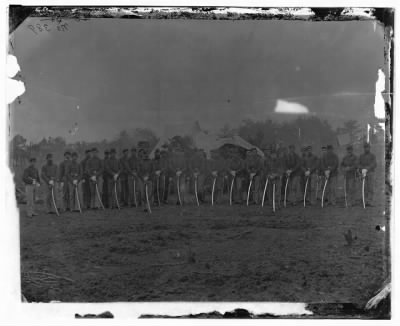3337 - Brandy Station, Va. Troopers of Co. D, 3d Pennsylvania Cavalry (2d Division, Cavalry Corps)