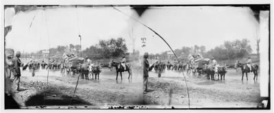 3496 - Rappahannock River, Va. Fugitive African Americans fording the Rappahannock