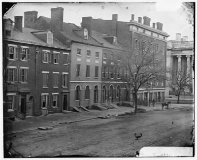 3498 - Washington, D.C. Sanitary Commission storehouse and adjoining houses at 15th and F Sts., NW