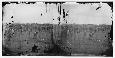 3503 - Gettysburg, Pennsylvania. Crowd at dedication of monument at cemetery