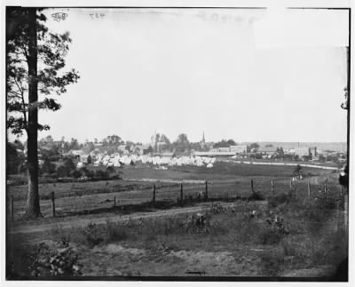 3518 - Culpeper, Va. Encampment on the edge of town