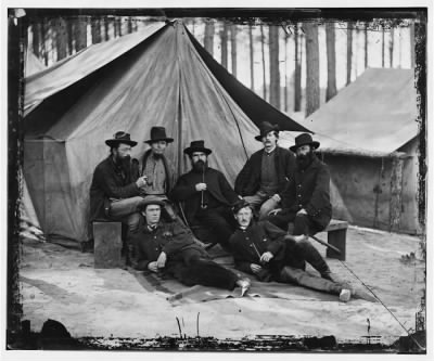 3600 - Petersburg, Virginia. Engineers at H.Q., Army of the Potomac