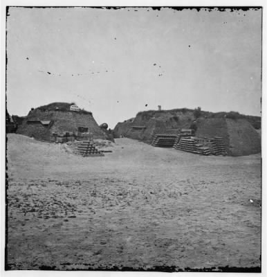 3627 - Charleston, South Carolina (vicinity). Interior view of Fort Putnam. (Morris Island)