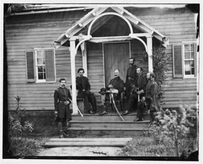 3697 - Culpeper, Virginia. Gen. Marsena R. Patrick and staff