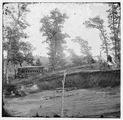 3714 - Chattanooga, Tenn., vicinity. Blockhouse on the Nashville & Chattanooga Railroad