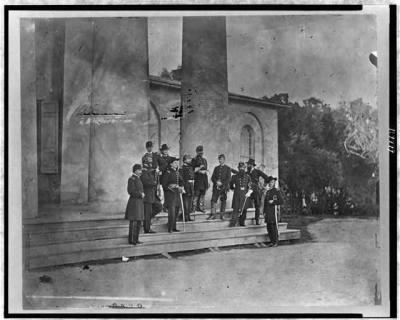 3717 - Gen. H.P. Heintzelman and staff, Arlington, Virginia, May 1863