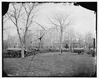 3905 - Washington, District of Columbia. Park of artillery (Excelsior Brigade) at Washington Arsenal