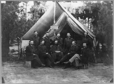 Thumbnail for 4019 - Surgeons of 3rd Division, 9th Army Corps, in front of Petersburg, Virginia, August 1864