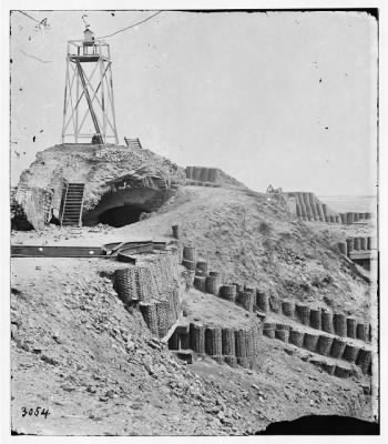 Thumbnail for 4031 - Charleston, S.C. Beacon on parapet of Fort Sumter