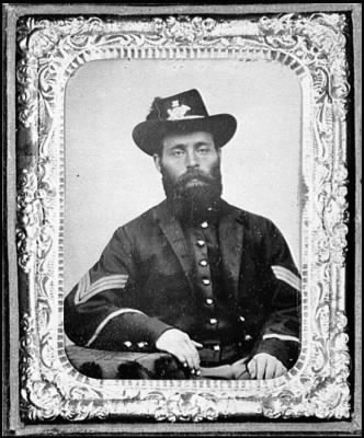 4048 - Portrait of Sgt. Joseph E. Averill, Company K, 6th Vermont Infantry, U.S.A.