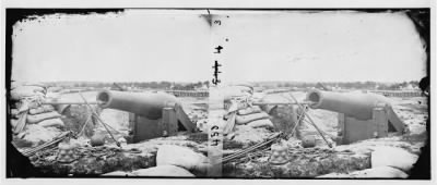 Thumbnail for 4051 - Yorktown, Va. Confederate fortifications, with large gun