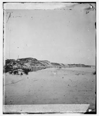 Thumbnail for 4069 - Charleston, South Carolina (vicinity). View of Forts Wagner & Gregg on Morris Island, evacuated by Confederates, September 6, 1863