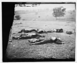 4104 - Gettysburg, Pa. Bodies of Federal soldiers, killed on July 1, near the McPherson woods - Page 1