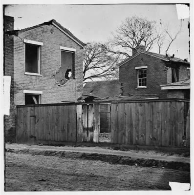 4375 - Petersburg, Virginia. Damaged houses