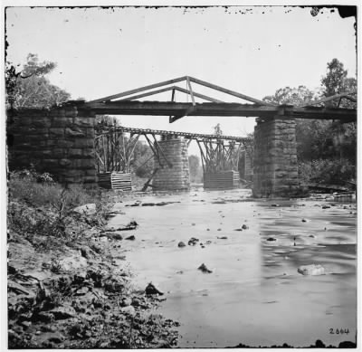 4396 - Knoxville, Tennessee (vicinity). Railroad bridge across Platt creek